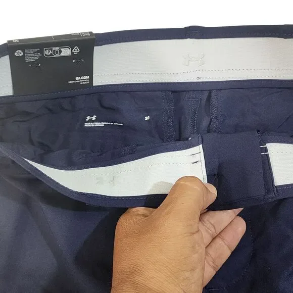 Under Armour UA Drive Storm Men's 10" Golf Shorts Size 30 Midnight Navy NWT - Picture 5 of 9